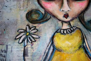 Blomsterpiken detalj 4